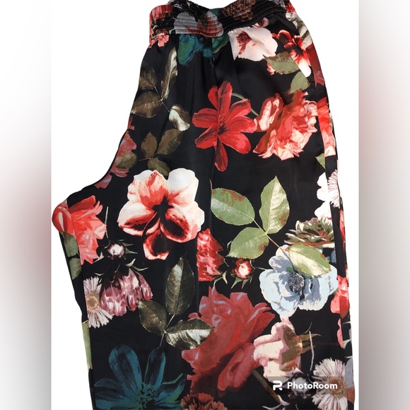 🍁🍃BOSTON PROPER large lounge joggers pants NWOT 🍁flowy wide leg elastic band - Picture 2 of 7